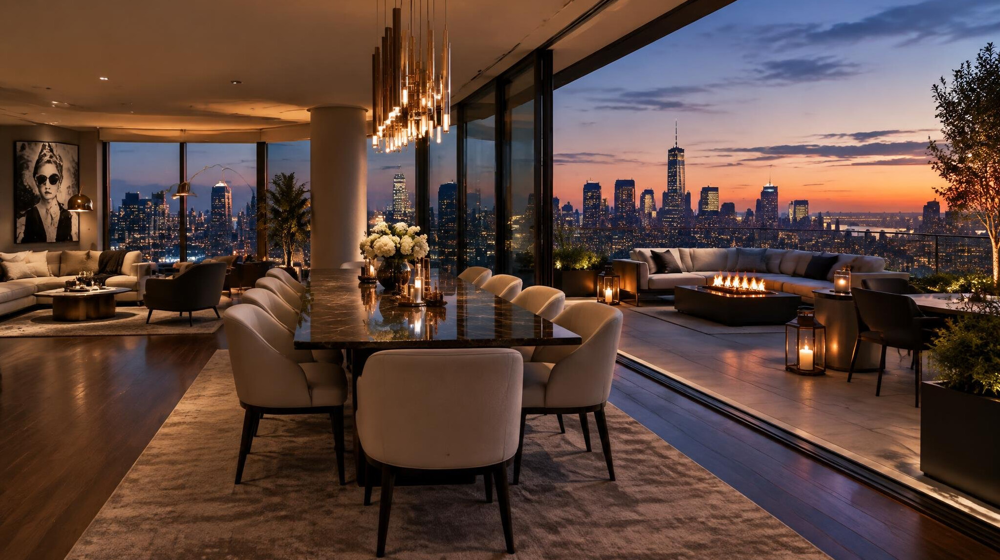 penthouse city view