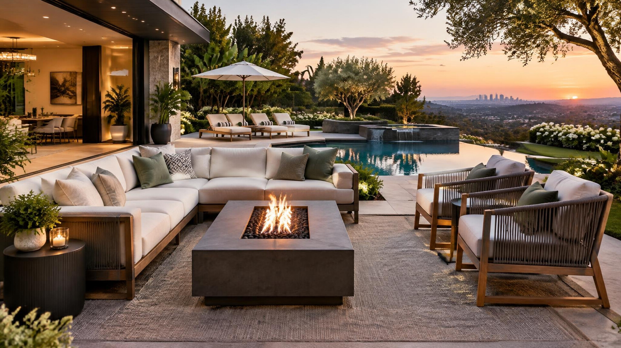 modern outdoor patio