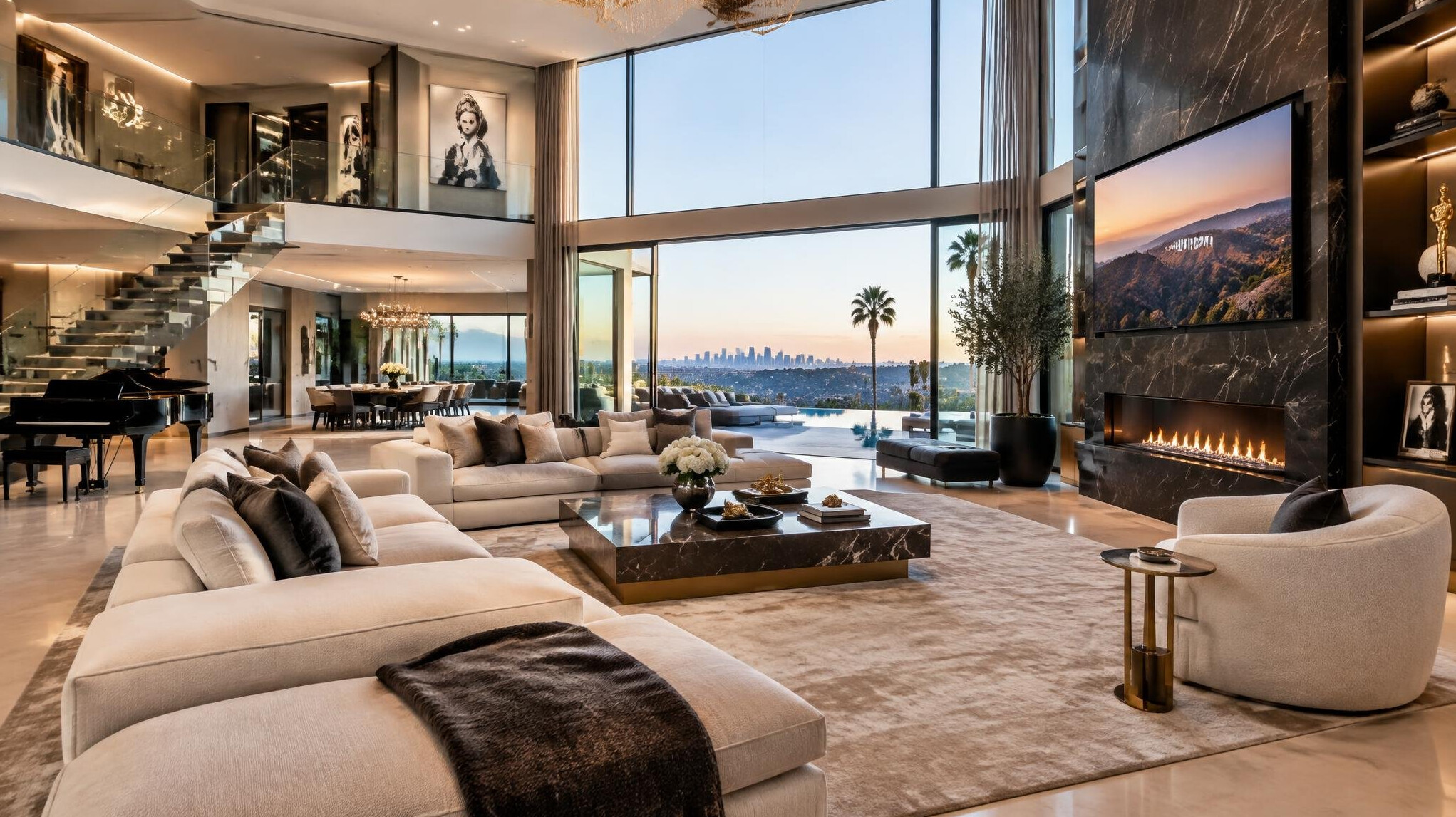 celebrity mansion interior