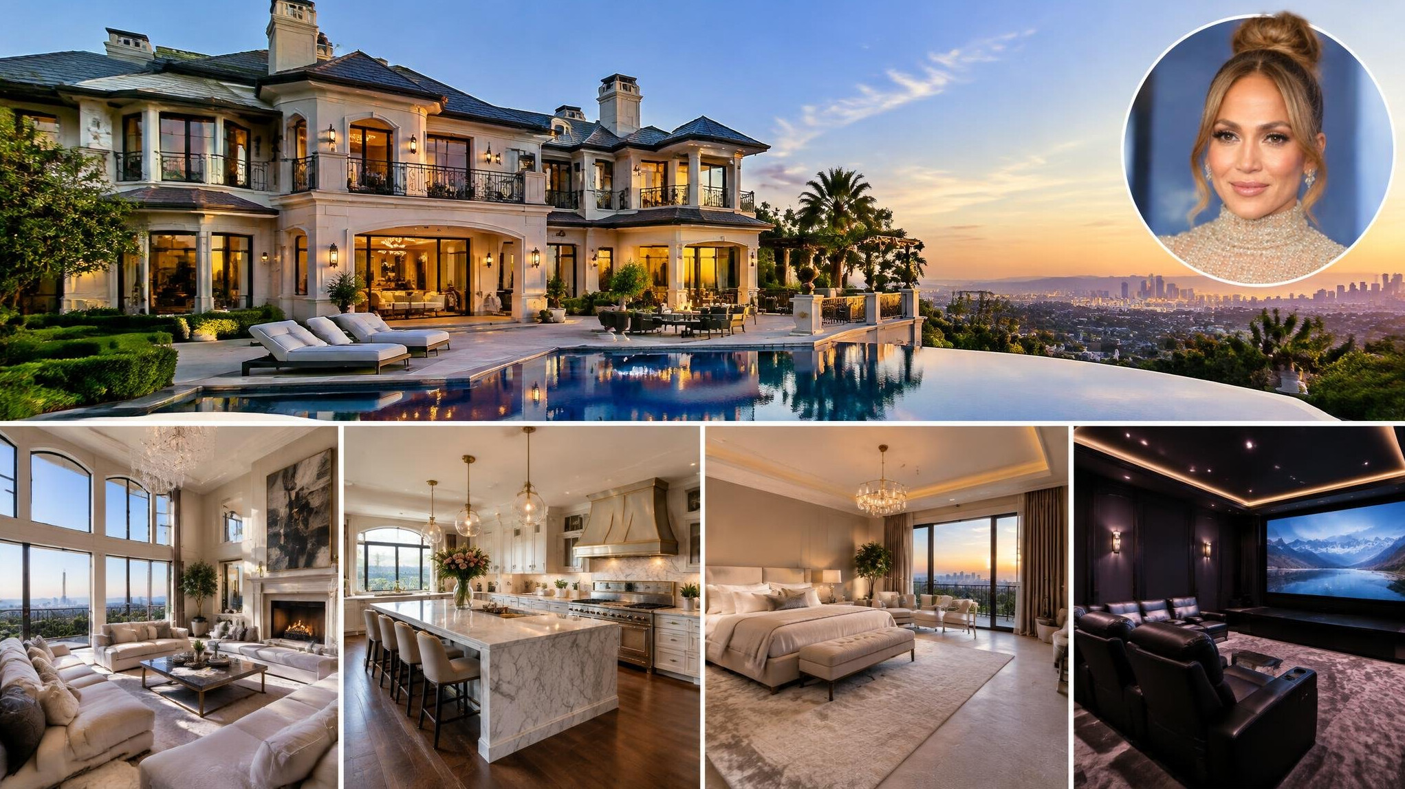 luxury celebrity mansion
