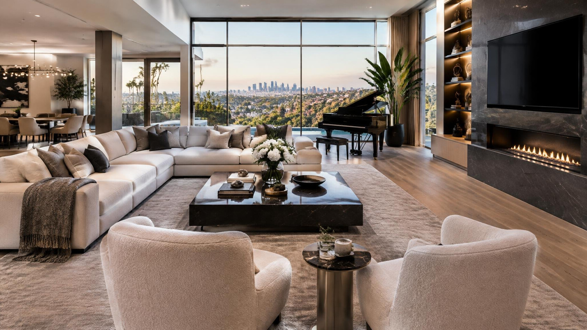 luxury celebrity home interior