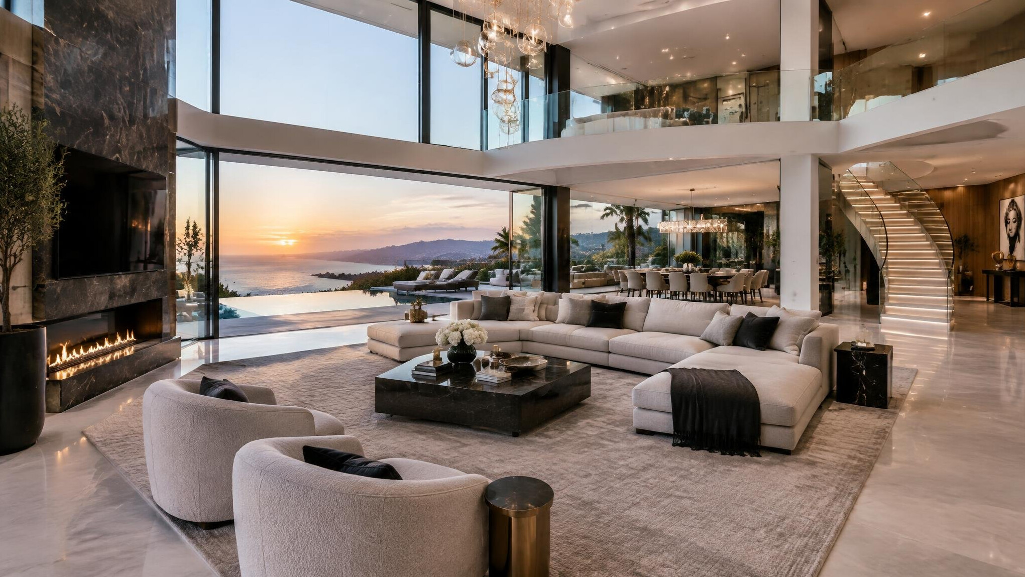 luxury celebrity home interior