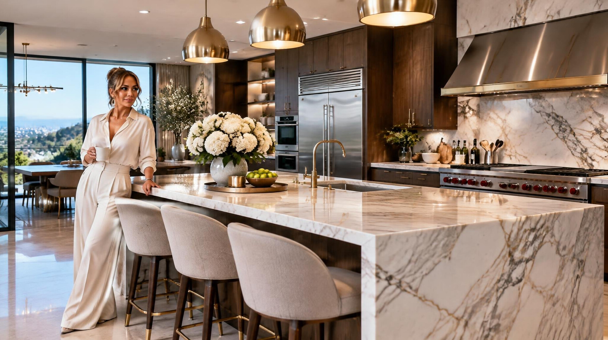 luxury celebrity kitchen