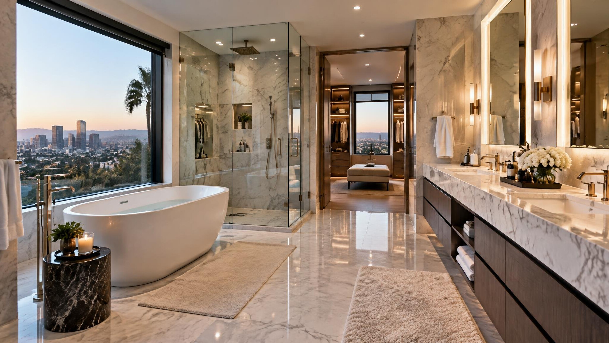 celebrity bathroom interior