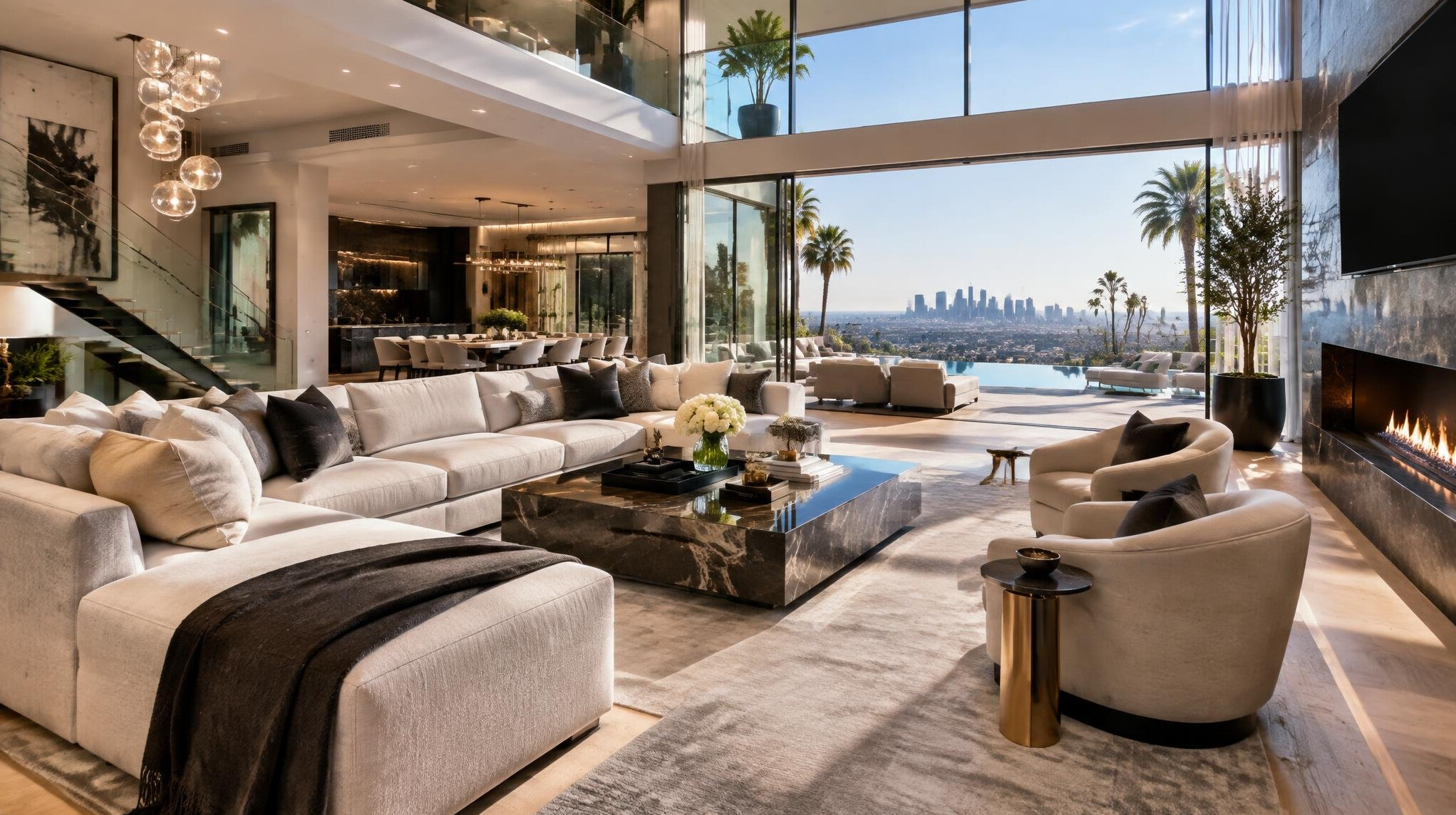 hollywood villa interior