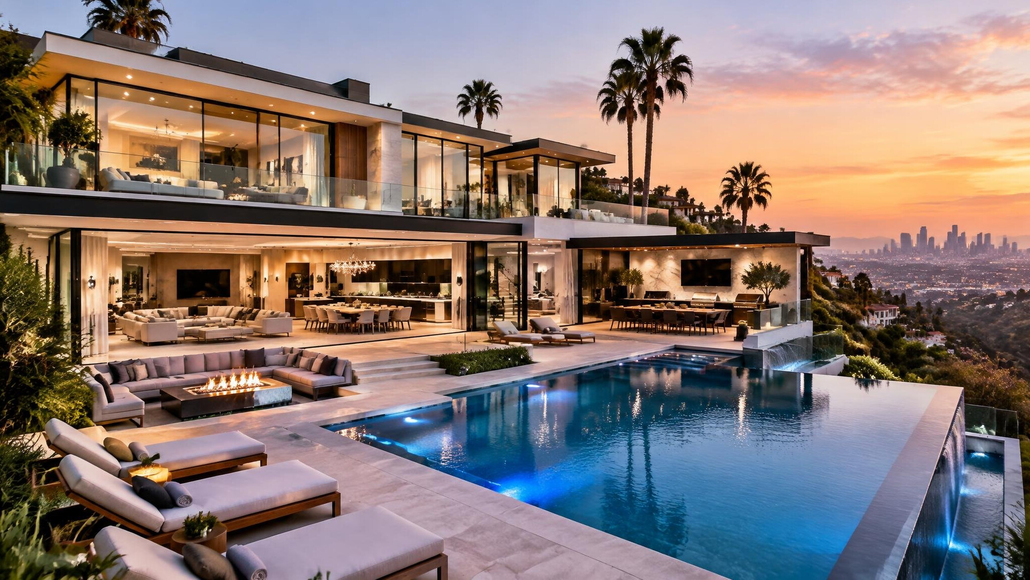 hollywood villa exterior