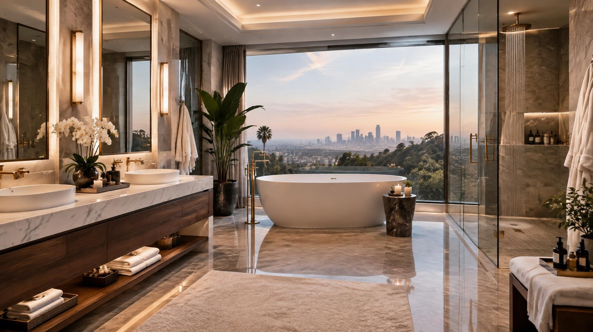celebrity bathroom luxury