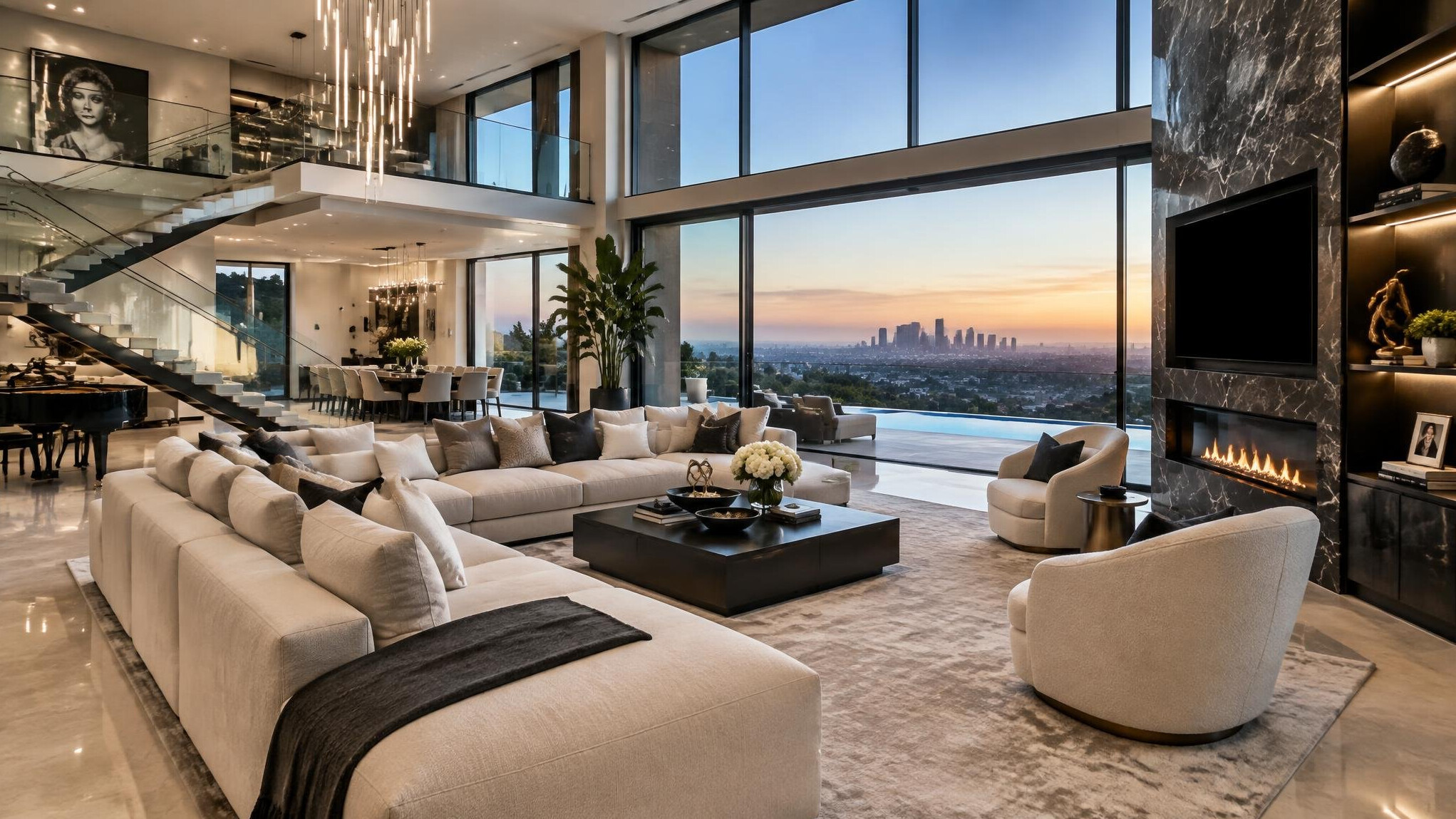 luxury celebrity home interior