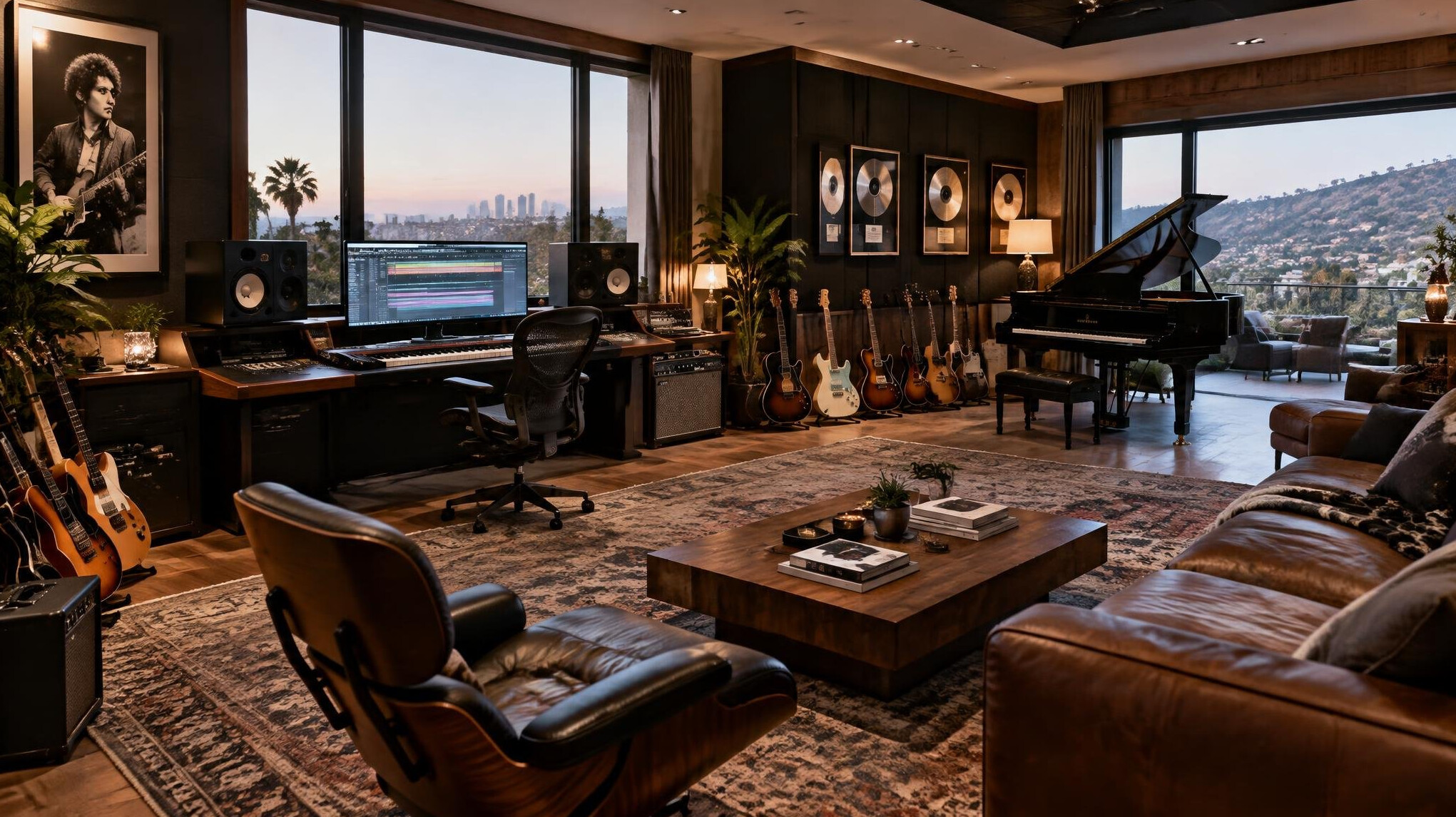 musician home studio interior
