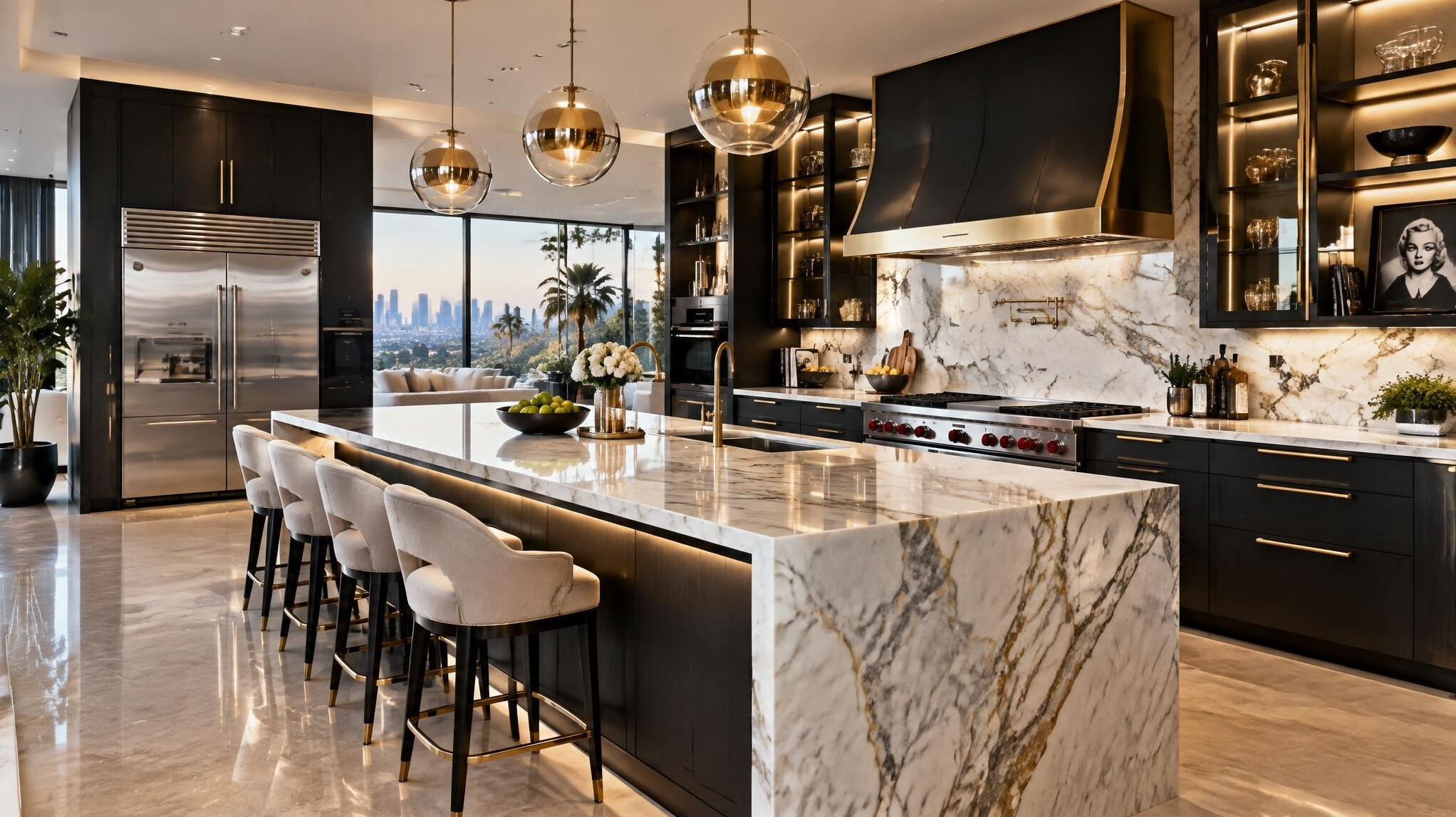 luxury kitchen celebrity